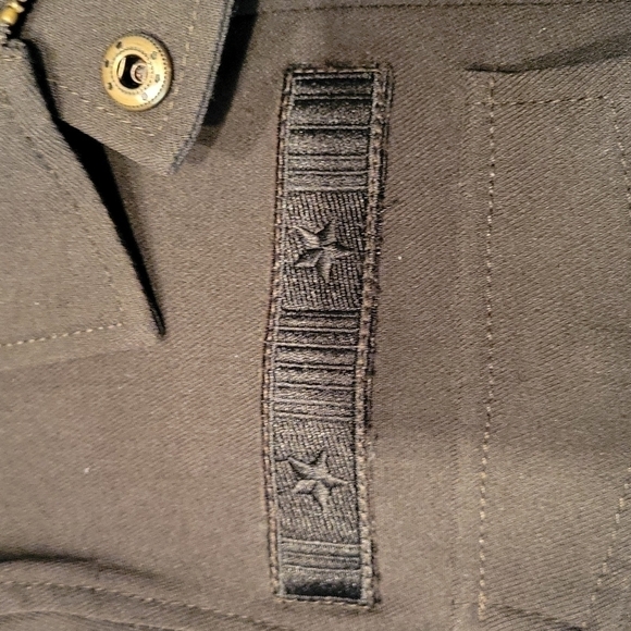 Eden SOCIETY olive military safari utility field Landgirl cinch jacket - Picture 13 of 15